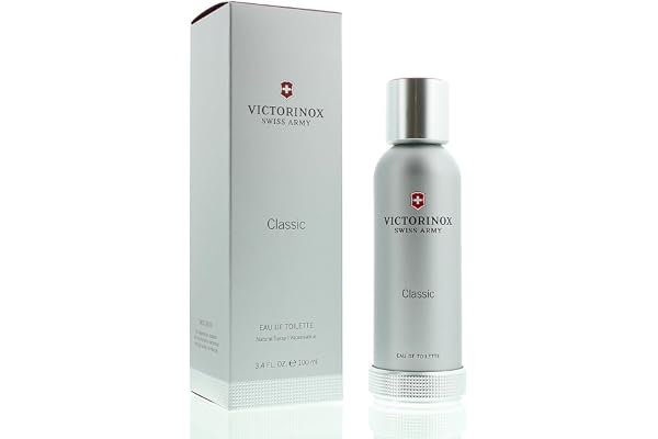 Victorinox Swiss Army Classic Eau De Toilette Spray for Men, 3.4 Ounce, 1 Count