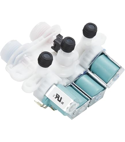 Replacement Water Inlet Valve For Maytag, Whirlpool, Kenmore Washers - 3 Push-On, 2 Threaded Ports - View #3