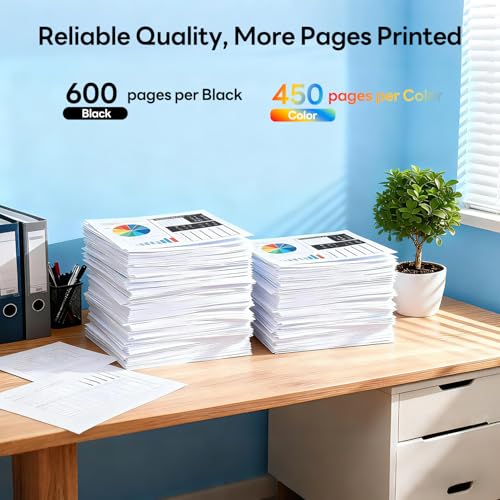 Hookink 603XL Compatible Ink Cartridges for Epson 603 XL for Expression Home XP-2100 XP-2150 XP-2155 XP-3100 XP-3150 XP-3155 XP-4150 Workforce WF-2810 WF-2820 WF-2830 (2 Black 2 Cyan 2 Magenta 2 yellow)