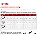 PETCEE Black Dog Winter Coat XL, Waterproof, Modern Style, Collared Neck, Zipper Closure, Machine Washable, Polyester, 50 Pounds and Up, Medium to Large Dogs