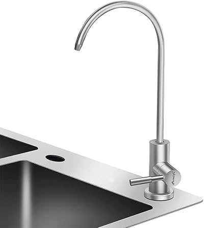 Frizzlife RO Water Filter Faucet Brushed Nickel SUS304 Stainless Steel Lead Free