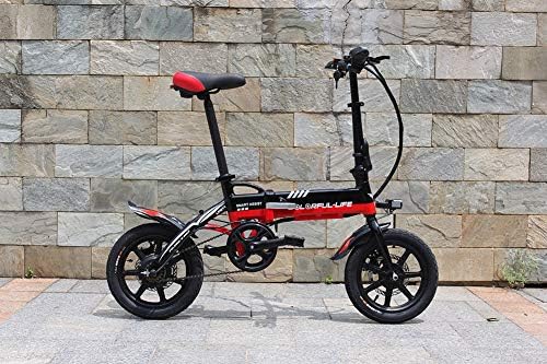 即納送料無料 Smart E Bike 超軽量超小型 折りたたみ アシスト ミニベロ 自転車 アルミフレーム 250w36v8ah 14インチ