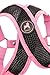 Gooby - Active X Step-in Harness, Choke Free Small Dog Harness with Synthetic Lambskin Soft Strap, Pink, Medium