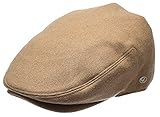 Epoch Men's Premium Wool Blend Classic Flat Ivy Newsboy Collection Hat (Large, 1581-Camel)