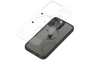 Spigen Metal Ring Plate (MagFit) Adapter for Mag Safe-Compatibility with EZ-Fit Kit [Add Mag Safe Compatibility to Non-Mag Safe Case ] - 1 Pack - Matte Black