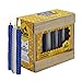 Ner Mitzvah Honeycomb Beeswax Chanukah Candles - Standard Size Candle Fits Most Menorahs - Premium Quality Pure Bees Wax - Blue and White - 45 Count for All 8 Nights of Hanukkah