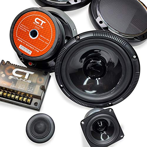 CT Sounds Strato 6.5 Inch 3Way Car Audio Component Speaker Set