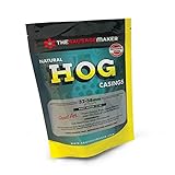 The Sausage Maker - North American Natural Hog Casings for Home Sausage Making, Make 25 lbs. of Standard Italian, Polish and Bratwurst at about ~1.5" Stuffed Diameter Links