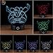 3D Optical Illusion Night Light - 7 LED Color Changing Lamp - Cool Soft Light Safe For Kids - Solution For Nightmares - DC Comics Justice League Superman