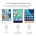 UGREEN Multi USB Cable Micro Lightning and USB C 3 in 1 Charger Multiple USB Charging Cord for iPhone, Samsung Phone and Other iOS Android Cell Phone (Silver)