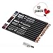 DC-Beautifu 12Pcs Lot Set 12 Colors Eyeliner Pencil Waterproof Eyebrow Pencil Cosmetics with a Pencil Sharpene primary
