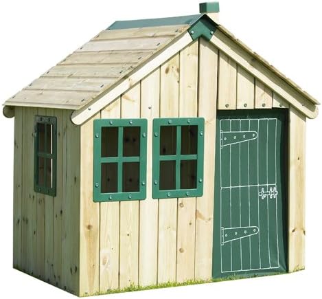 tp forest cabin wooden playhouse