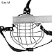 BRONZEDOG Wire Dog Muzzle German Shepherd for Medium Large Dogs Adjustable Durable Metal Basket for Biting Chewing Barking (M)