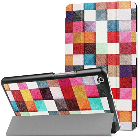 YSMILE Huawei Mediapad M3 Lite 8.0 Case - Slim Light Weight Smart Shell Stand Case Cover for Huawei Mediapad M3 Lite 8.0 inch 2017 Tablet (Magic cube)