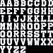 52 Pieces Iron on Letter Patches, Alphabet Applique Patches or Sew on Appliques with Embroidered Patch A-Z Letter Badge Decorate Repair Patches for Hats, Shirts, Shoes, Jeans, Bags (White, 52 Pieces)
