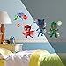 RoomMates PJ Masks Peel and Stick Wall Decals, Multicolor, RMK3595SCS