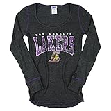 Women's NBA Team Fashion Long Sleeve T-Shirt (Los Angeles Lakers, Medium)