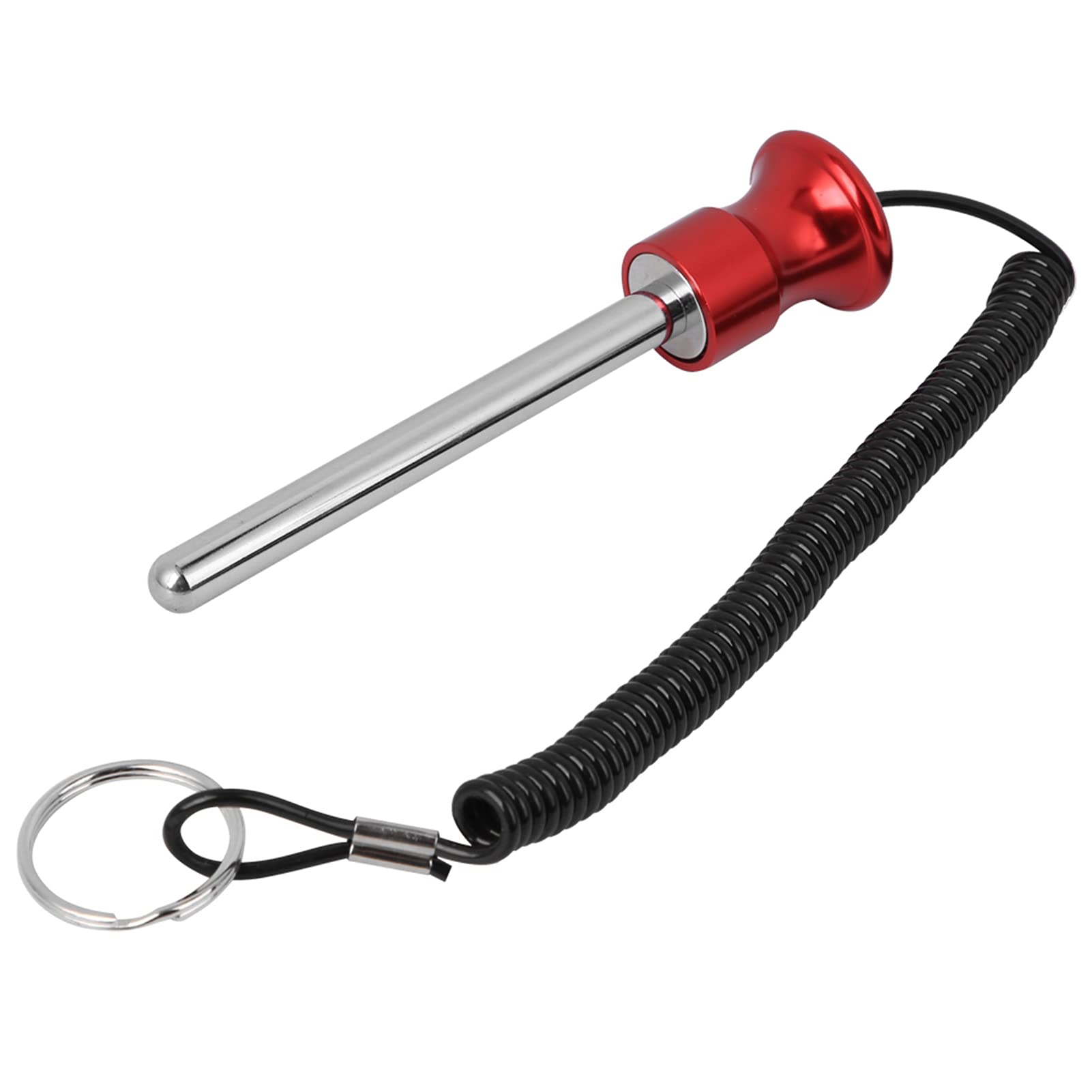 Wakects 5.5" Magnetic Weight Pin Stack Pin Quick Release Pin Tensile with Pull Rope Strength Training (Red)