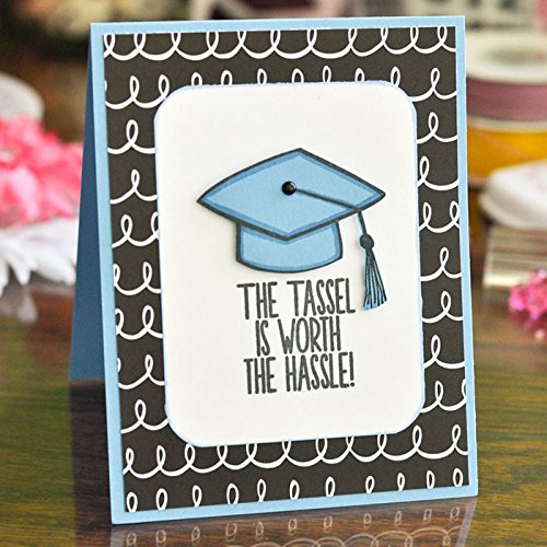 The Stamps of Life Graduation Stamps and Dies Combo Pack for Card Making Scrapbooking by Stephanie Barnard - Graduation2Celebrate and Graduation Dies