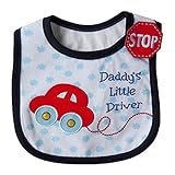Cute Cartoon Pattern 3 Layer Toddler Baby Waterproof Saliva Towel Baby Bibs (Car Pattern)