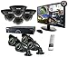 REVO America R165D4GB4GM21-2T 16 Channel 2TB 960H DVR Surveillance System with 8 700TVL 100-Feet Night Vision Cameras and 21.5-Inch Monitor (Black)