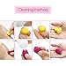 Miss Gorgeous Makeup Blender Beauty Sponge Blending Latex Free Different Colors of Different Shapes of Different Surface Delicate Degree Mixed Packaging 5 Pcs Mini Size