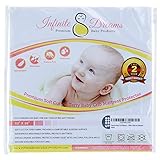 Premium Baby Crib Mattress Pad Cover - High Quality Breathable Soft Cotton Terry Fabric – Free 2 year Product Replacement Guarantee - Waterproof Materials Protect Child’s Bed Against Leaky Diapers and Bottles – Hypoallergenic Design Keeps Infant Safe from Bacteria, Dust Mites, Mold and Allergens.