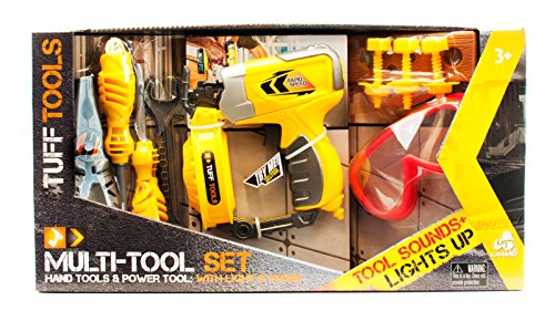 Lanard Tuff Tools Multi-Tool Nail Gun Toy Figure Tools, 15.00 x 3.50 x 8.00 - Thumbnail 2