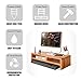 Jerry & Maggie – Wood Monitor Stand – 2 Parts Combination – Modern Dresser Shelf Unit Storage Desk Organizer Computer Stand Shelving – 2 Parts Multi Function Natural Wood Tonethumb 4