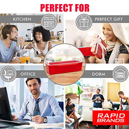 Rapid Pasta Cooker | Microwave Any Pasta in Half the Time | Perfect for Dorm, Small Kitchen, or Office | Dishwasher-Safe, Microwaveable, BPA-Free