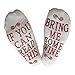 If You Can Read This Bring Me Some Wine Gift Socks - Perfect Hostess or Housewarming Gift Idea, Birthday Present, or Mother's Day Gift for a Wine Enthusiast
