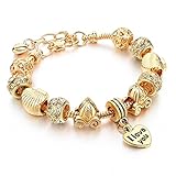 Long Way Women Gold Plated Snake Chain Bracelet 