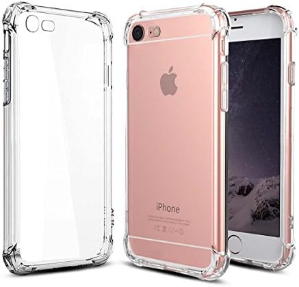 WoLu iPhone 6 Case Clear, Ultra Thin Clear Soft TPU, Four Corners Thicken Shockproof, Non-Slip, Protect Cover for iPhone 6