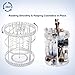 Rotating Makeup Organizer, 360 Degree Spining 8 Adjustable Layers Large Capacity Cosmetic Organizer, Transparent Make Up Organizers and Storage for Vanity Countertop or Bedroom Dresser