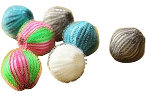 5Pcs / Set Laundry Balls Remove Hair Grabbing Fluff Cleaning Remover Household Pet Epilator Washing Machine Anti-Winding Attr