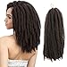 Toyo Tress Marley Hair For Twists 18 Inch 6packs Long Afro Marley Braid Hair 100% Kanekalon Synthetic Fiber Marley Braiding Hair Extensions (18