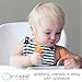 Grabease Baby Fork and Spoon Set for Babies & Toddlers - BPA-Free & Phthalate-Free Self-Feeding Cutlery - Orange Toddler Utensils