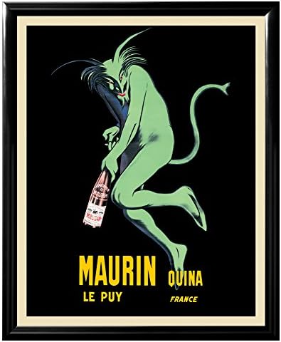 Leonetto Cappiello Maurin Quina Vintage Alcohol Advertising Ad Art Nouveau Poster Print, Z Framed 8x10