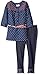 Little Lass Baby Girls' 2 Piece Legging Set Smocked Chambray