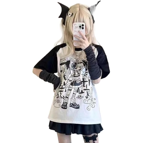 Amazon.com: ZITEZHGO Kawaii Gothic Clothes for Girl Teen