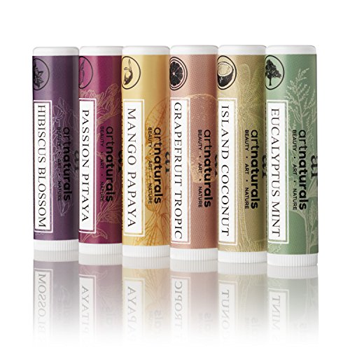 ArtNaturals Natural Lip Balm Beeswax, Assorted Flavors Beauty & Personal Care, Skin Care, Lip Care, Lip Balms & Treatments