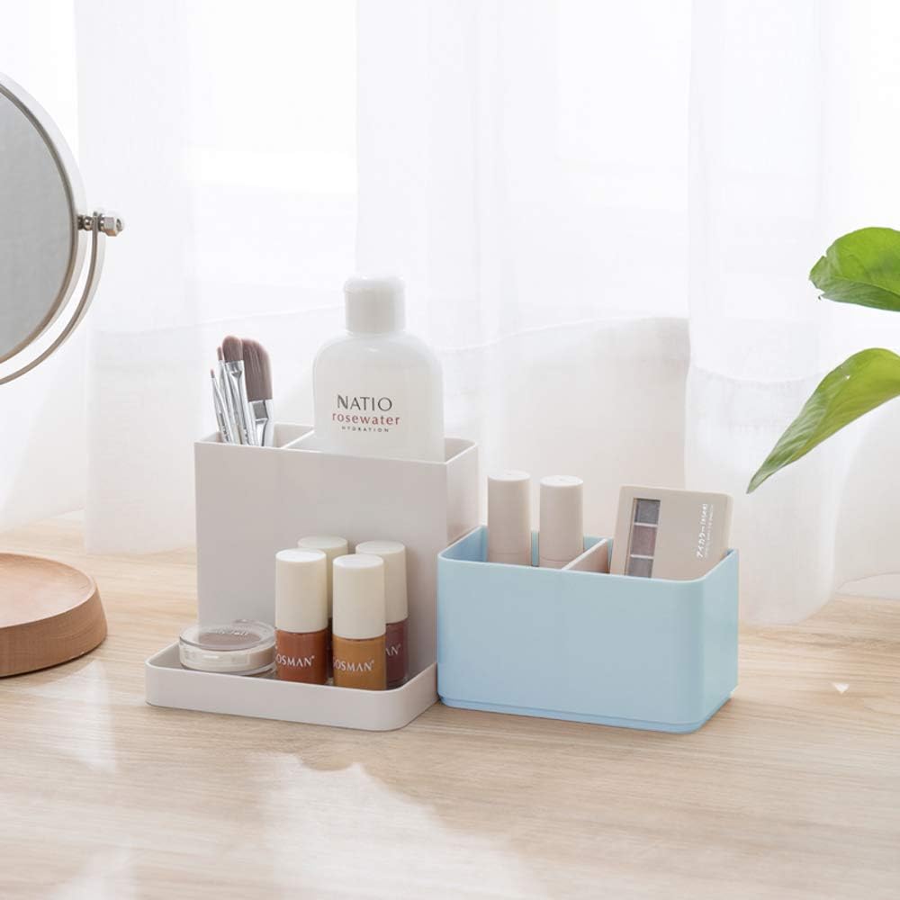 Lunmore Desktop Storage Organizer Pencil Case Card Holder Box Container for Desk, Office Supplies, Vanity Table : Office Products