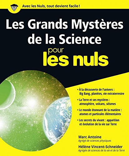 Les Grands Mystères de la Science pour les Nuls (French Edition) by Marc ANTOINE