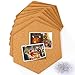 Famistar Hexagon Cork Board Tiles 8 Pack with Full Sticky Back,Mini Wall Bulletin Boards,Pin Board-Decoration for Pictures,Photos,Notes,Goals,Drawing,Painting-Bonus 50 Pins