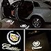 4 Piece SMISEAS car door light,Car Door Logo Projector Lights and premium Car Welcome Lights for Cadillac SRX XTS ATS (For Cadillac SRX/XTS/ATS)thumb 1