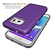 Galaxy S7 Case, CellEver Dual Guard Series Protective Shock-Absorbing Anti-Scratch Dual-Layer Cover for Samsung Galaxy S7 (2016) - Purple