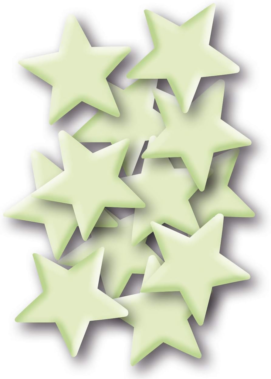 HERMA Reflective Stickers, Permanent Hold, 5 Fluorescent Stickers per Pack, Stars Mini, 16 x 9 cm - Image 4