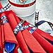 Brother P-touch Embellish Gold Print on Navy Satin Ribbon TZERN34 - ~½” Wide x 13.1’ Long for use with P-touch Embellish Ribbon & Tape Printer