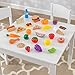 KidKraft 30-Piece Plastic Play Food Set, Fruits, Veggies, Sweets and More, Use with Play Kitchens, Gift for Ages 3+