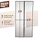 Magnetic Screen Door-Mesh Curtain-Fly Screen Doors- French Door Screen-Mosquito Out- Fits Door Openings up to 39x82 inch - Toddler and Pet Friendly